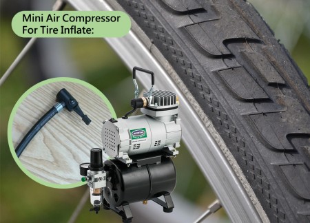 Mini-Luftkompressor zum Aufpumpen von Reifen